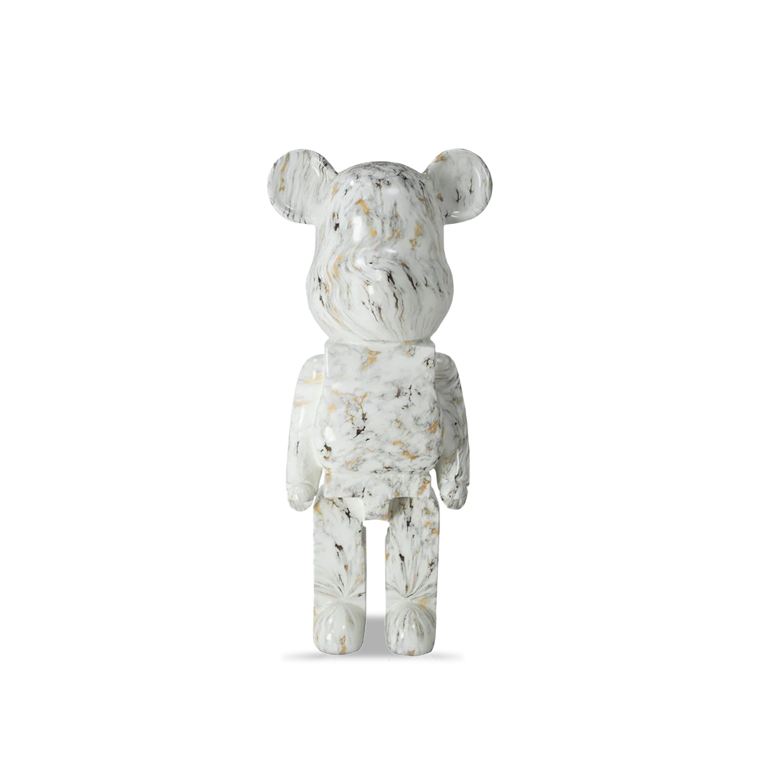 Money Box/ Piggy Bank/ White and Gold Bear