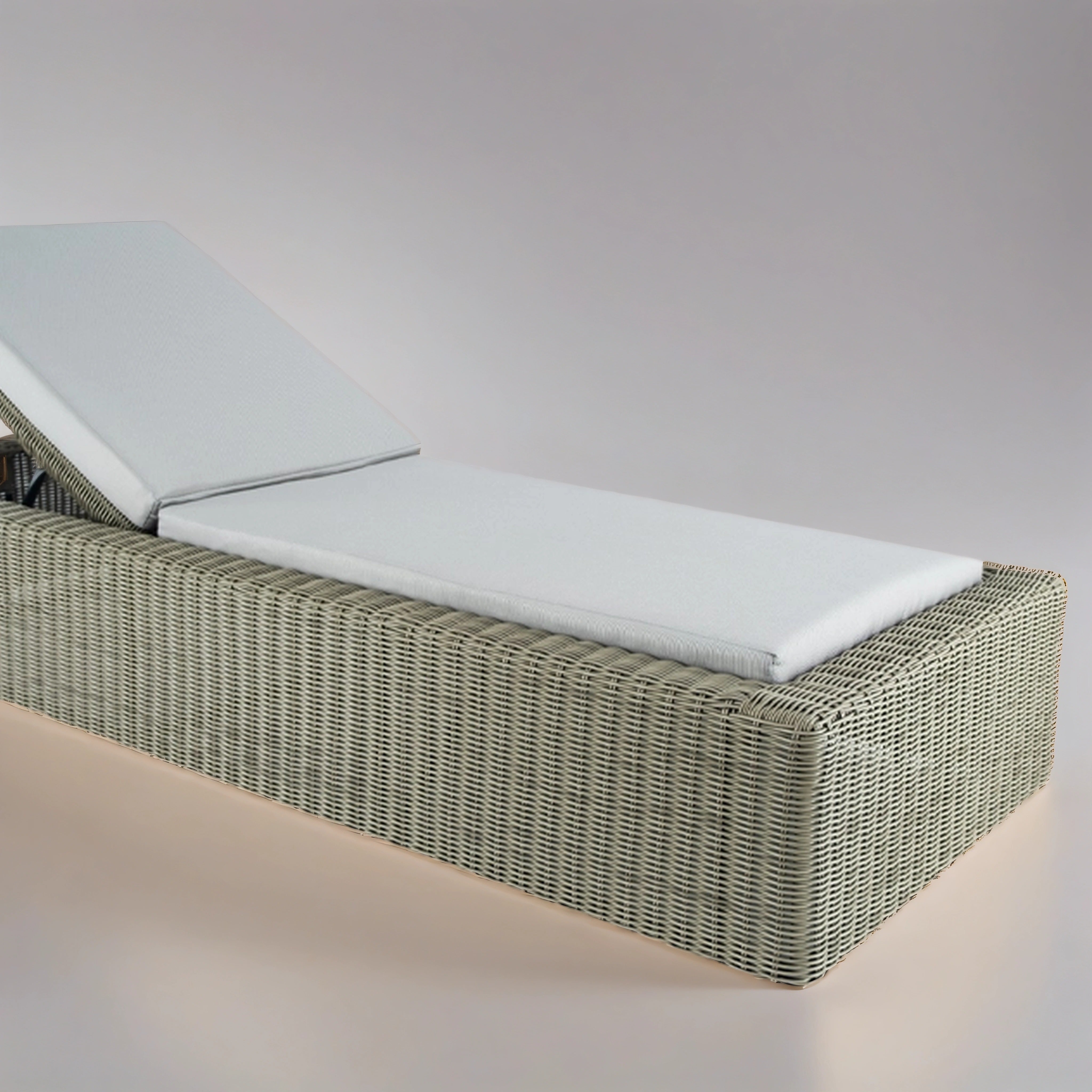 Wicker Outdoor Chaise Lounge