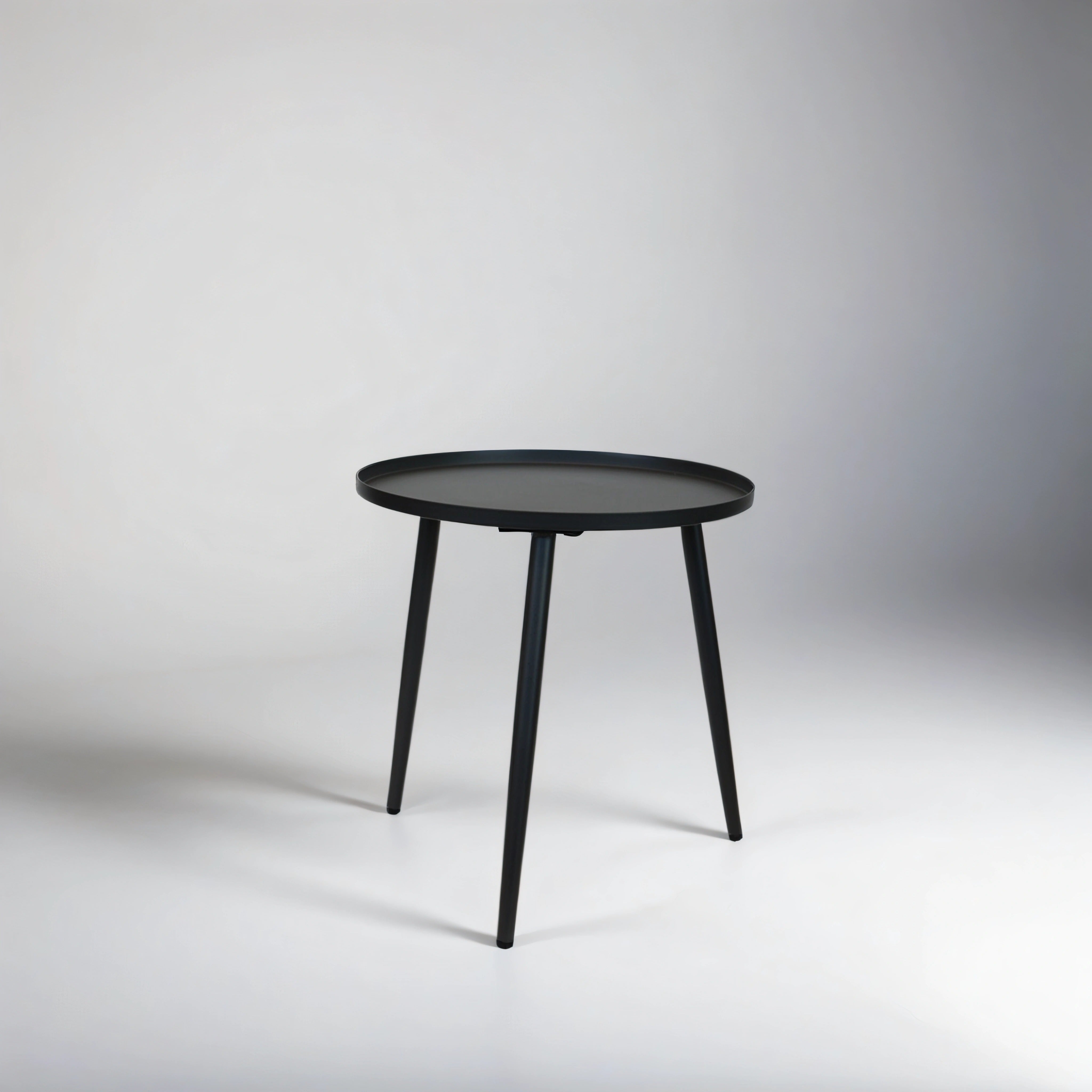 Set of Two Gray Rocking chairs with table