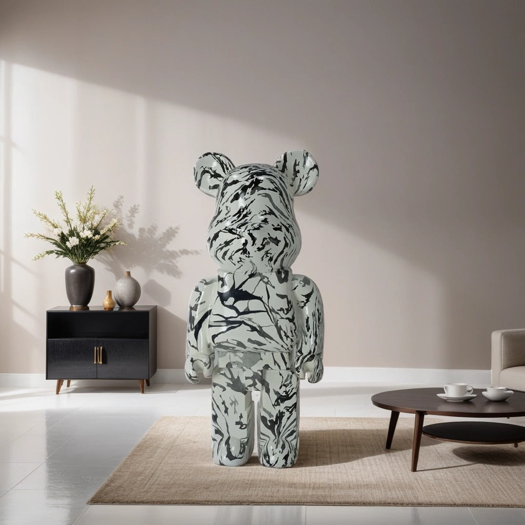 Money Box/ Piggy Bank/ White And Black Bear