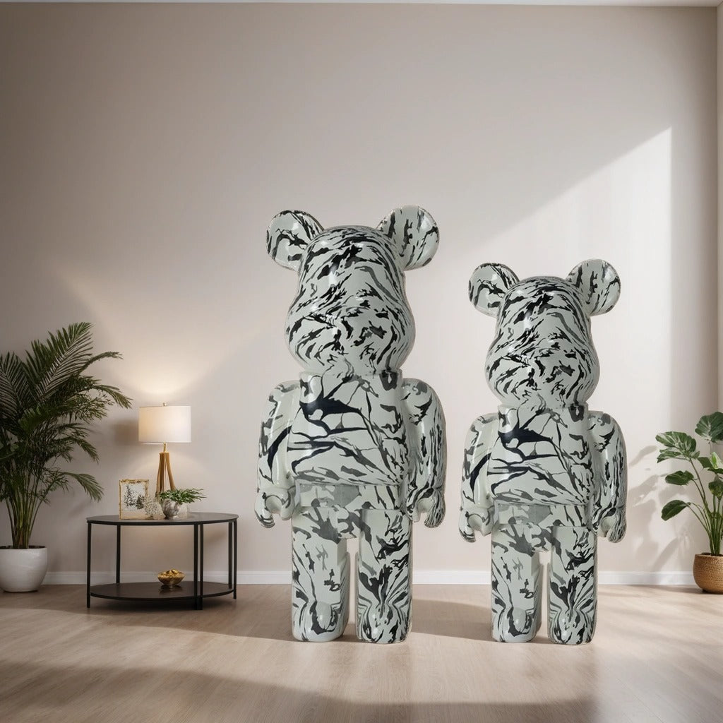 Money Box/ Piggy Bank/ White And Black Bear