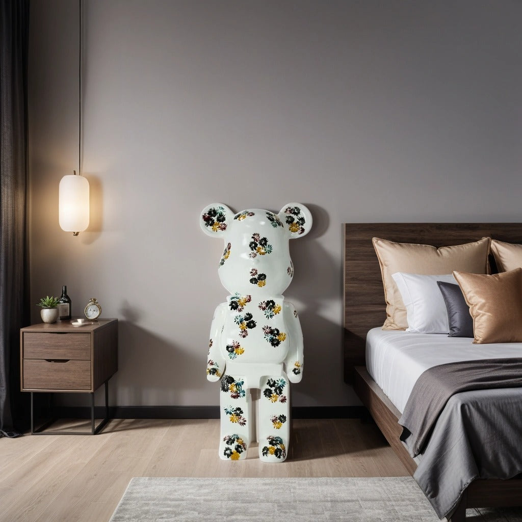 Money Box/ Piggy Bank/ Bear with flowers