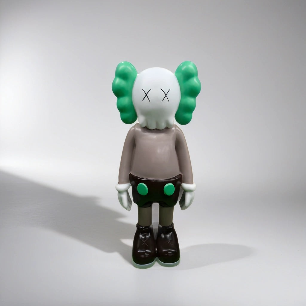 Decorative Statue, Grey and Green