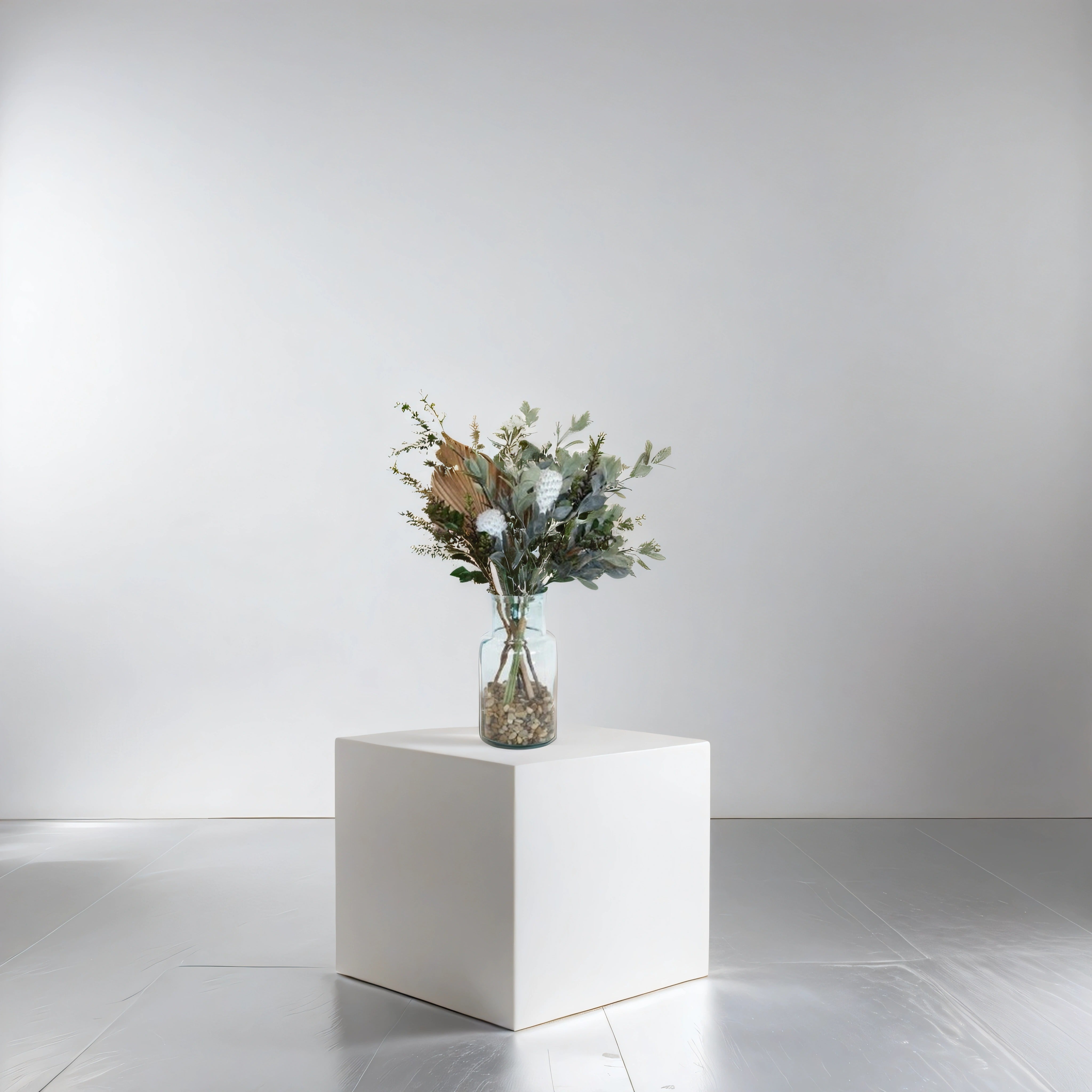 San Miguel Vase with Dried Florals