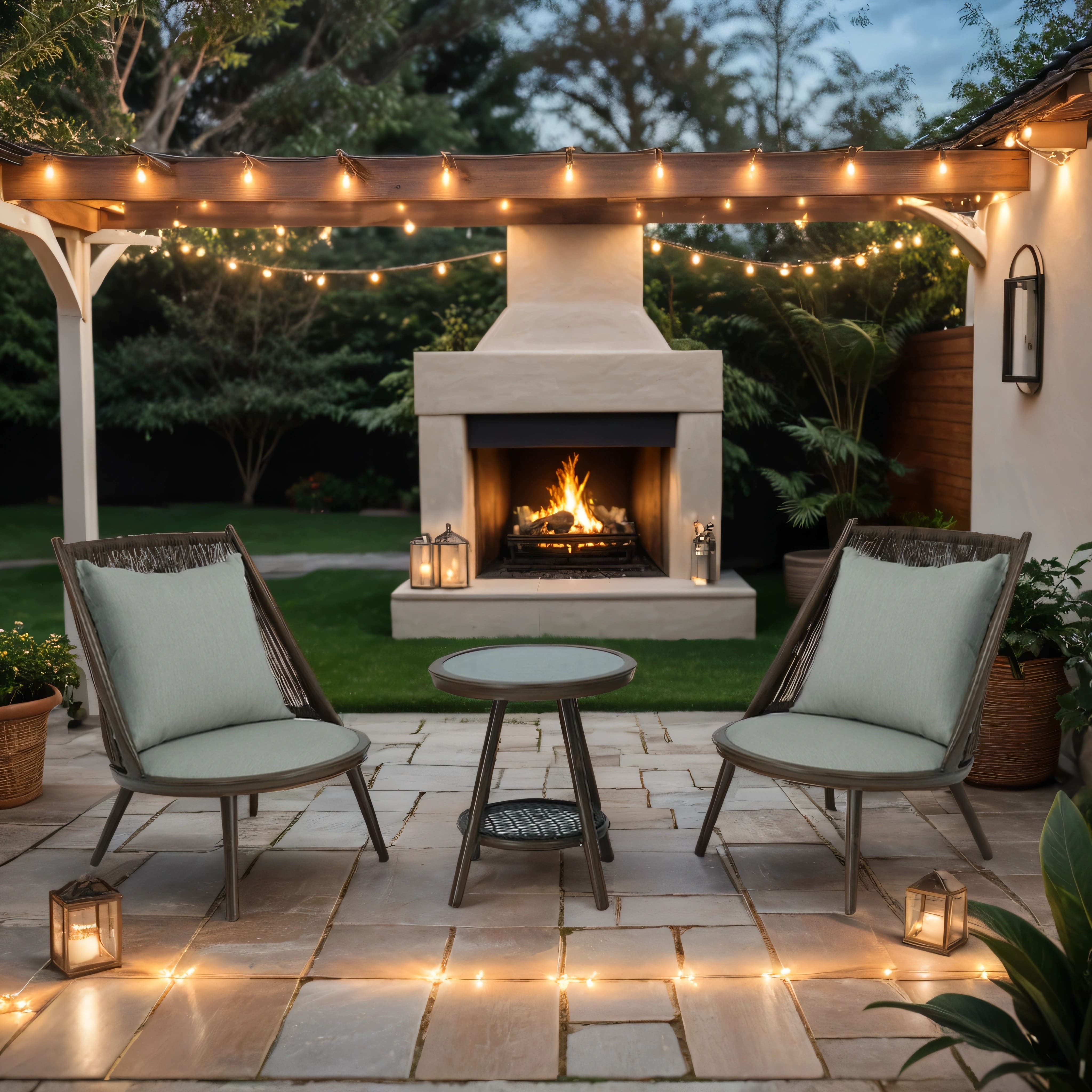 Brown Lounge Set with 2 chairs and glass coffee table