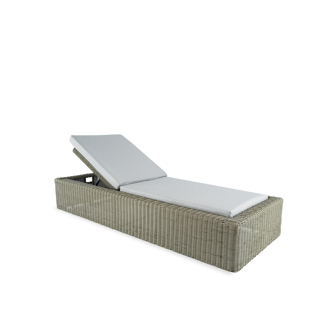 Wicker Outdoor Chaise Lounge