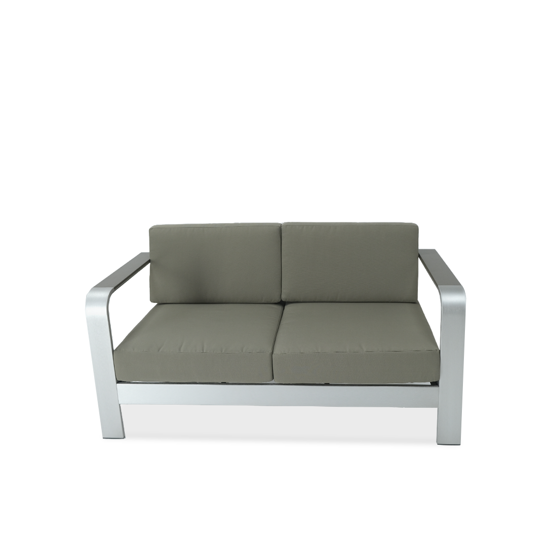 Outdoor Lounge Set with 2 armchairs, 1 sofa and coffee table